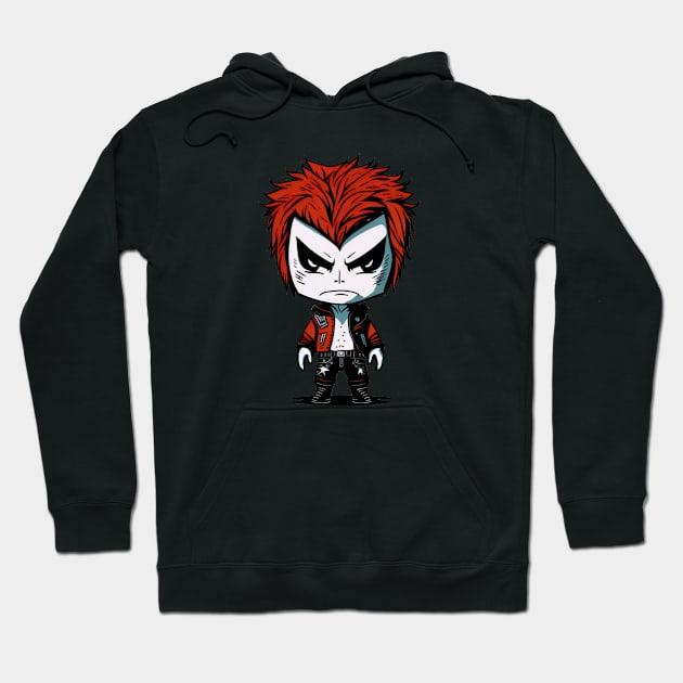 Bowie Daruma Hoodie by Squidoink